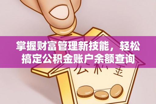 琼中掌握财富管理新技能，轻松搞定公积金账户余额查询