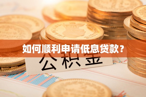 琼中如何顺利申请低息贷款？