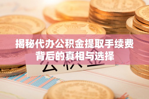 琼中揭秘代办公积金提取手续费背后的真相与选择