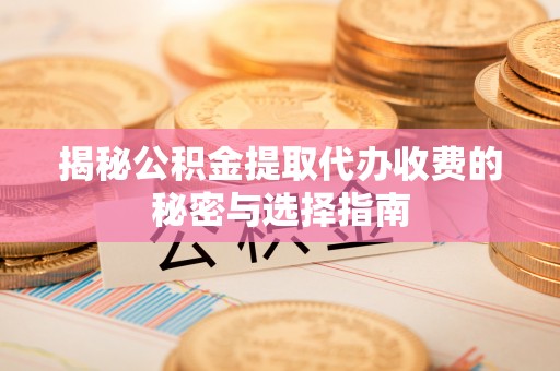 琼中揭秘公积金提取代办收费的秘密与选择指南