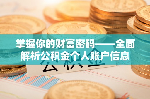 琼中掌握你的财富密码——全面解析公积金个人账户信息