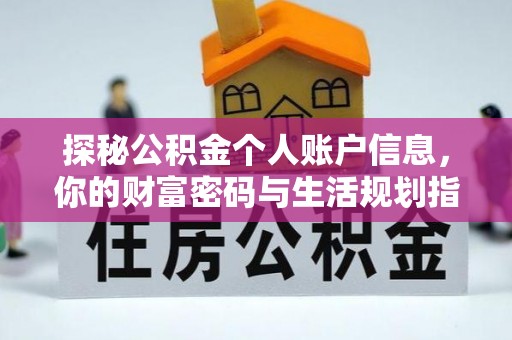 琼中探秘公积金个人账户信息，你的财富密码与生活规划指南
