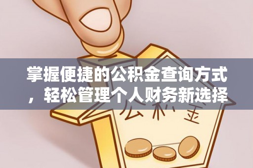 琼中掌握便捷的公积金查询方式，轻松管理个人财务新选择
