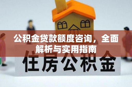 琼中公积金贷款额度咨询，全面解析与实用指南