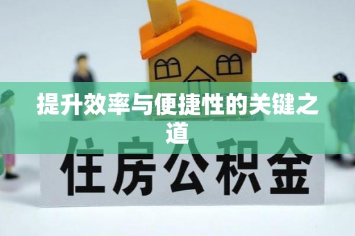 琼中提升效率与便捷性的关键之道